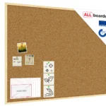 Bacheca in sughero (cornice in legno) 120x90 cm