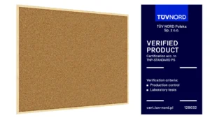Bacheca in sughero (cornice in legno) 120x90 cm