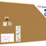 Bacheca in sughero (cornice in legno) 150x100 cm