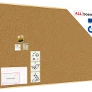 Bacheca in sughero (cornice in legno) 180x120 cm