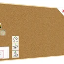 Bacheca in sughero (cornice in legno) 200x100 cm