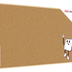 Bacheca in sughero (cornice in legno) 200x100 cm + ACCESSORI