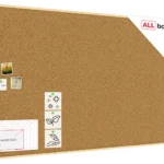 Bacheca in sughero (cornice in legno) 200x120 cm