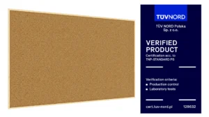 Bacheca in sughero (cornice in legno) 200x120 cm