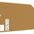 Bacheca in sughero (cornice in legno) 250x120 cm