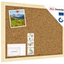 Bacheca in sughero (cornice in legno) 30x40 cm