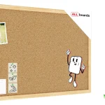 Bacheca in sughero (cornice in legno) 60x40 cm + GRATIS
