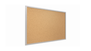 Bacheca in sughero (cornice in legno grigio) 60x40 cm