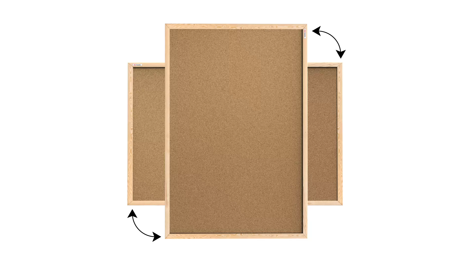 Bacheca in sughero (cornice in legno) 200x100 cm - immagine 6