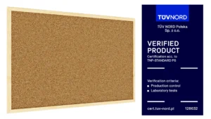 Bacheca in sughero (cornice in legno) 80x50 cm