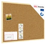 Bacheca in sughero (cornice in legno) 80x60 cm