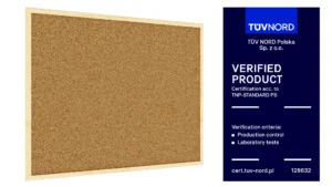 Bacheca in sughero (cornice in legno) 80x60 cm