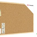 Bacheca in sughero (cornice in legno) 80x60 cm + GRATIS