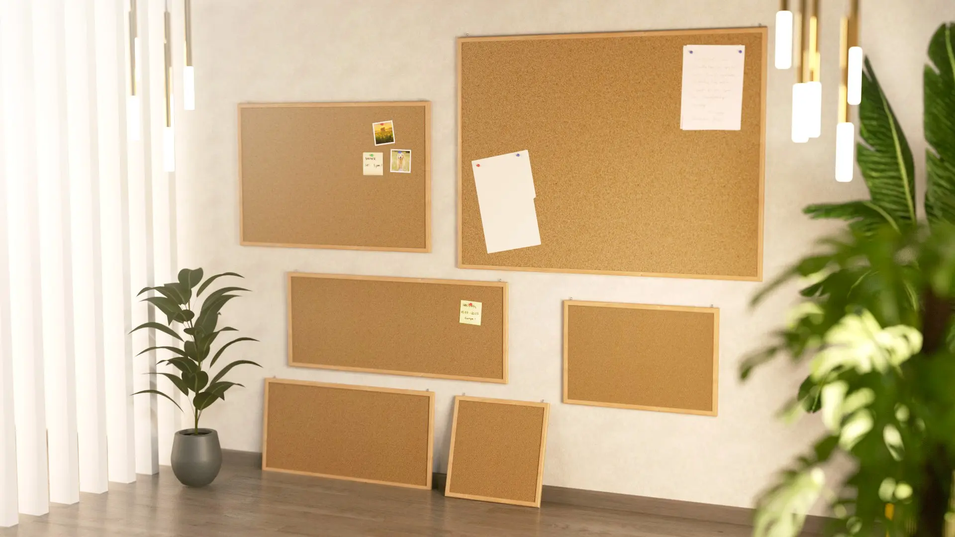 Bacheca in sughero (cornice in legno) 80x60 cm + GRATIS - immagine 8