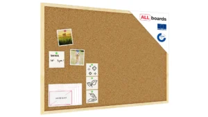 OUTLET Bacheca in sughero (cornice in legno) 90x60 cm