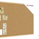 Bacheca in sughero (cornice in legno) 90x60 cm + GRATIS