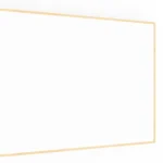 Lavagna magnetica cancellabile a secco bianca con cornice in legno 180x120 cm