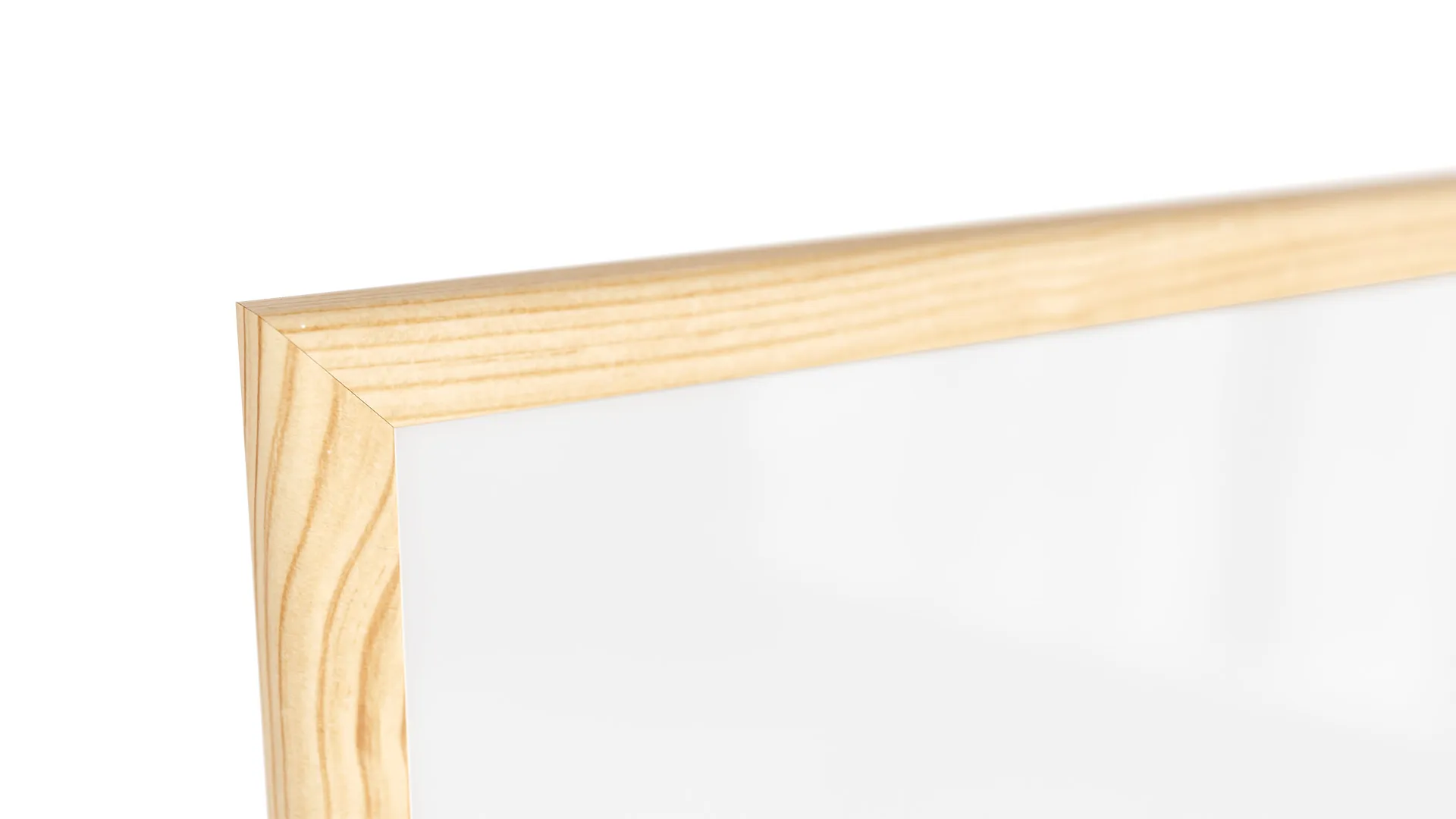 Lavagna magnetica cancellabile a secco bianca con cornice in legno 180x120 cm - immagine 7