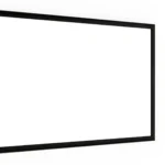 Lavagna Magnetica Cancellabile a Secco Bianca con Cornice Nero in Legno 60x40 cm