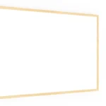 Lavagna magnetica cancellabile a secco bianca con cornice in legno 90x60 cm