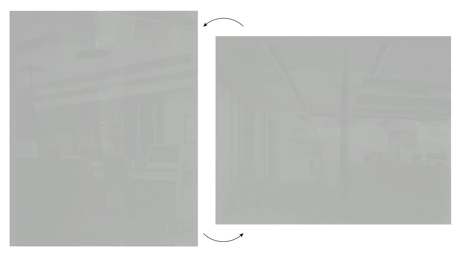 Lavagna in vetro grigia magnetica 100x80 cm - senza cornice, per calamite al neodimio - immagine 5