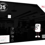 Lavagna in vetro nera magnetica 200x120 cm CLASSIC + GRATIS