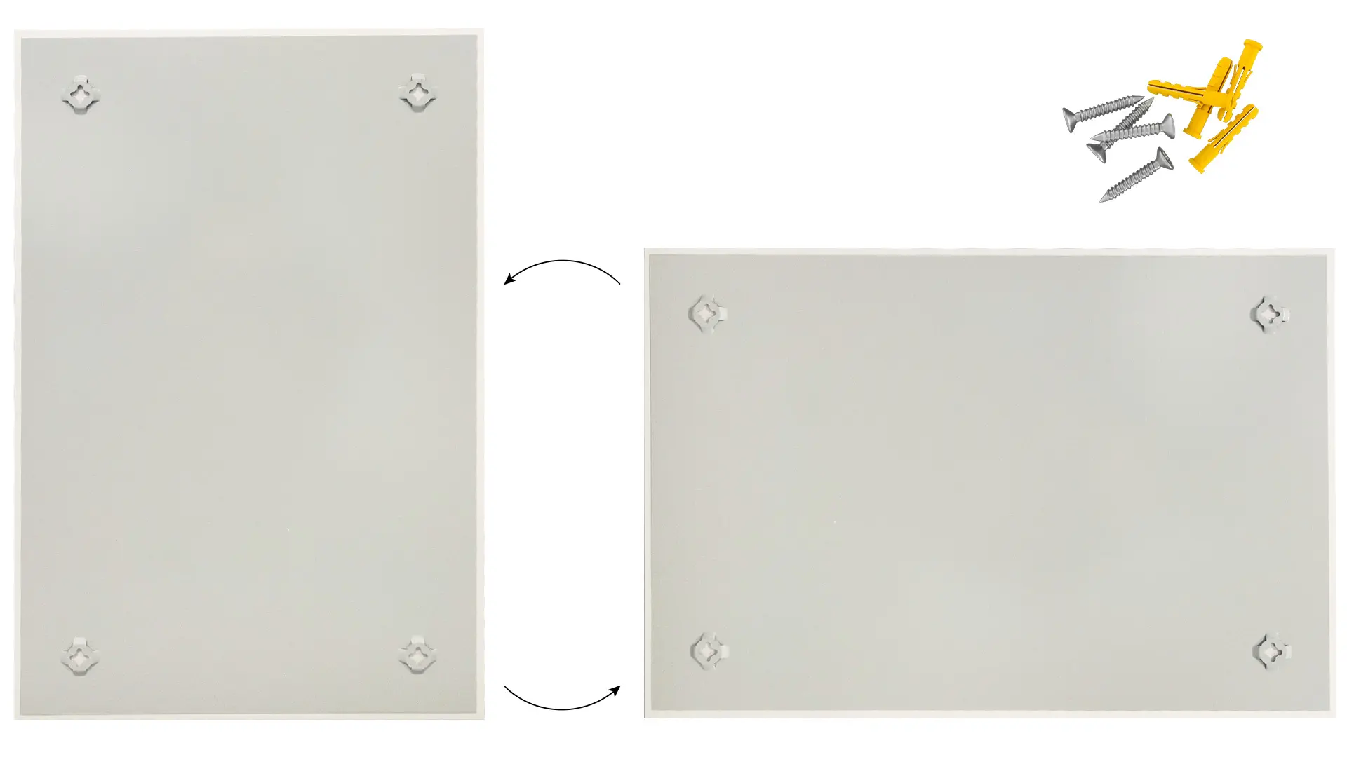 Lavagna in vetro bianca magnetica 90x60 cm CLASSIC + GRATIS - immagine 9