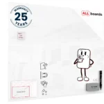 Lavagna in vetro magnetica 150x120 cm Premium SUPERWHITE + GRATIS