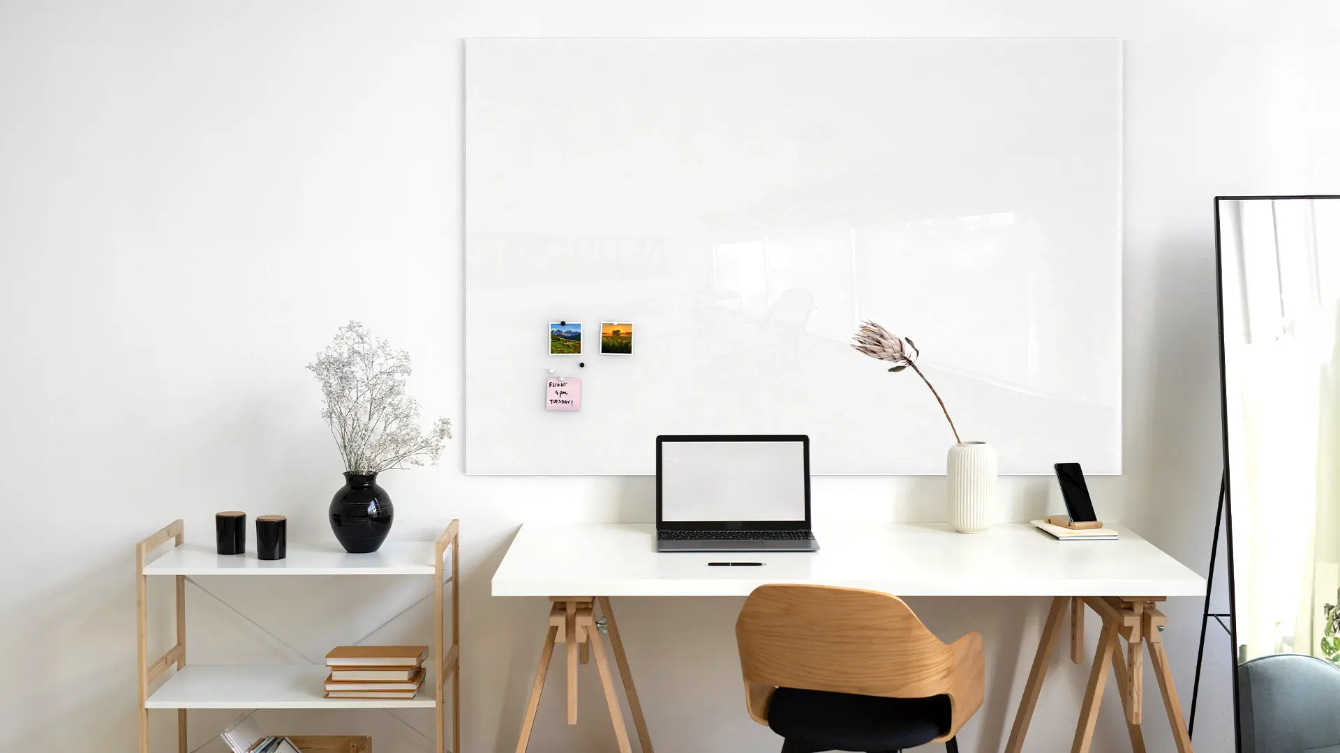 Lavagna in vetro magnetica 180x120 cm Premium SUPERWHITE + GRATIS - immagine 14