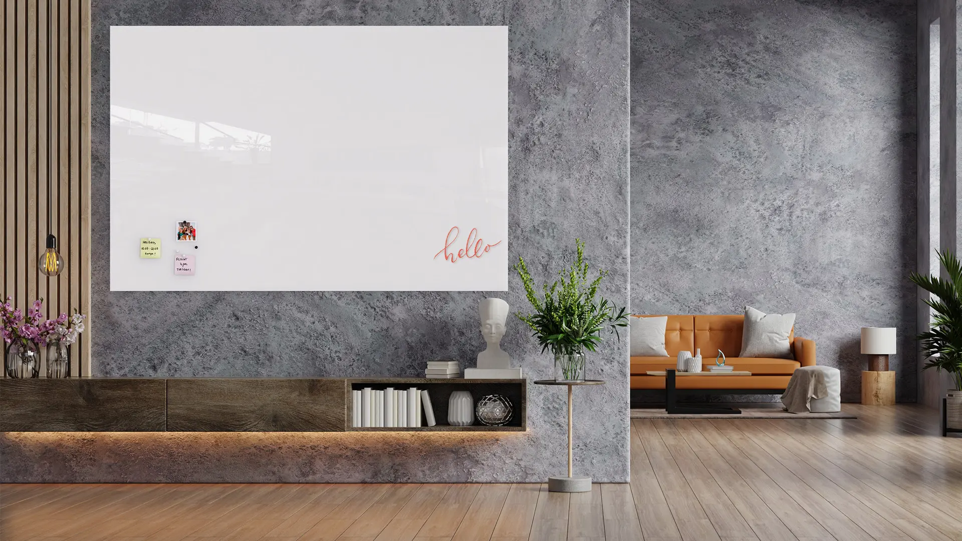 Lavagna in vetro magnetica 180x120 cm Premium SUPERWHITE + GRATIS - immagine 3