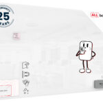 Lavagna in vetro magnetica 200x120 cm Premium SUPERWHITE + GRATIS