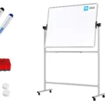 Lavagna mobile TM Idea bifacciale girevole magnetica e cancellabile 120x90 cm - serie FLEX