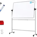 Lavagna mobile TM Idea bifacciale girevole magnetica e cancellabile 150x100 cm - serie FLEX