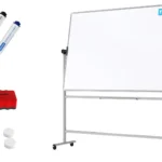 Lavagna mobile TM Idea bifacciale girevole magnetica e cancellabile 180x120 cm - serie FLEX