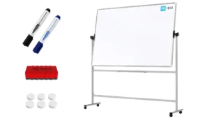 Lavagna mobile TM Idea bifacciale girevole magnetica e cancellabile 180x120 cm - serie FLEX
