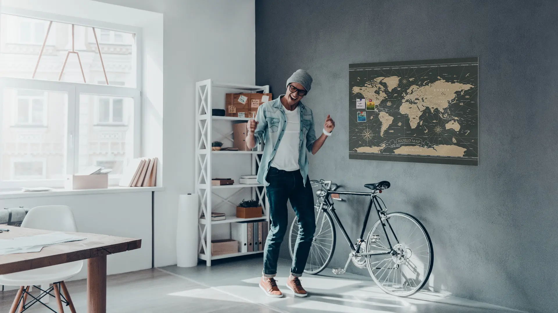 Lavagna per calamite METALboards, mappa nera 120x90 cm + kit di accessori GRATIS - immagine 8
