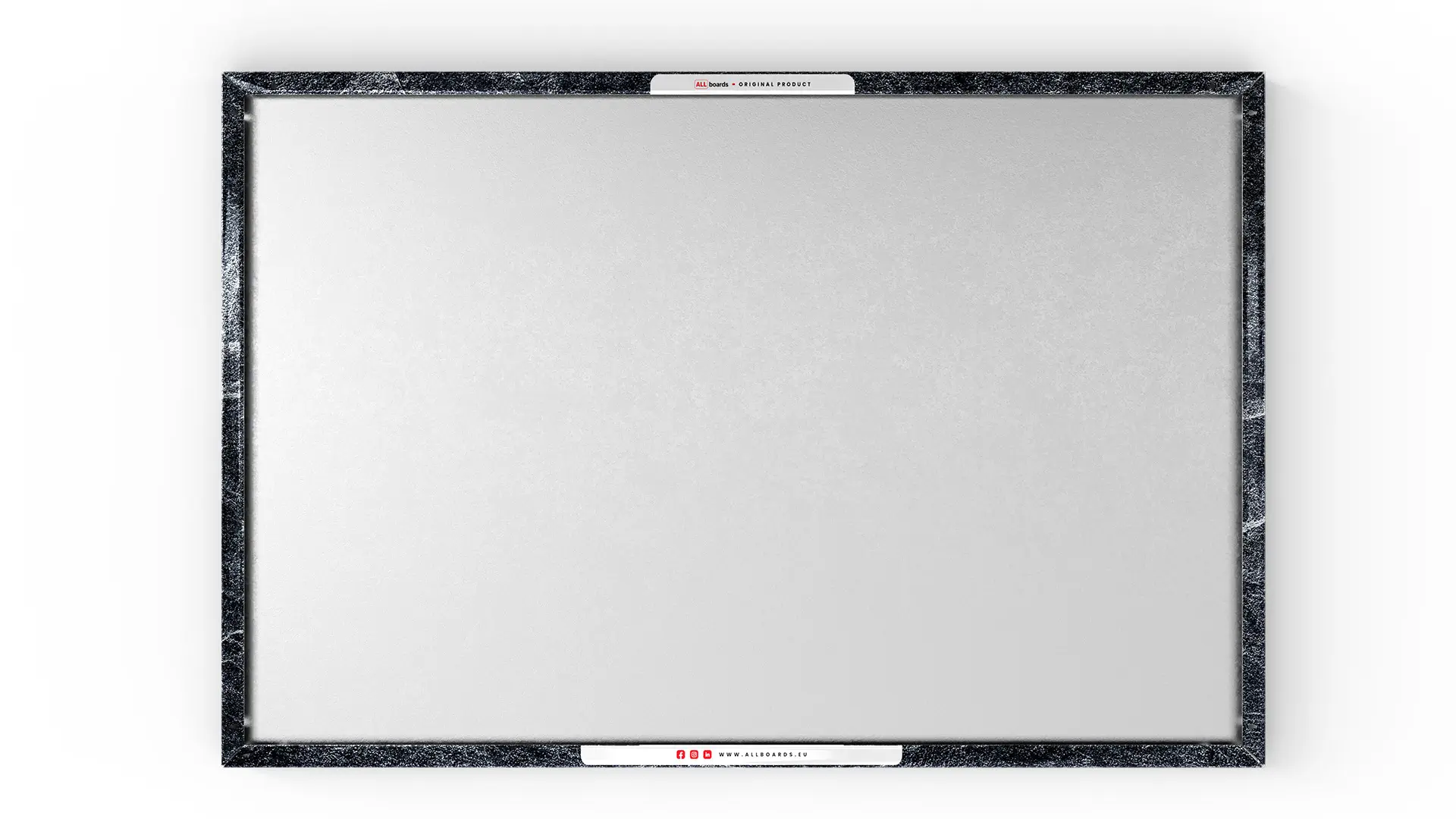 Lavagna per calamite METALboards, mappa nera 120x90 cm + kit di accessori GRATIS - immagine 6