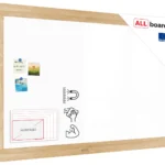 Lavagna magnetica cancellabile PREMIUM 150x100 cm con cornice in legno massiccio color rovere