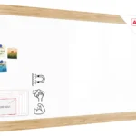 Lavagna magnetica cancellabile PREMIUM 200x100 cm con cornice in legno massiccio color rovere