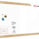 Lavagna magnetica cancellabile PREMIUM 200x120 cm con cornice in legno massiccio color rovere