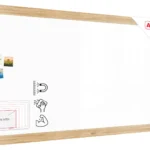 Lavagna magnetica cancellabile PREMIUM 240x120 cm con cornice in legno massiccio color rovere