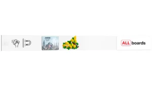 Lavagna magnetica cancellabile SLIMboard senza cornice 60x5 cm