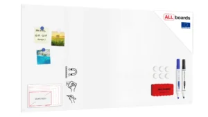 Lavagna magnetica cancellabile SLIMboard senza cornice 120x60 cm + GRATIS