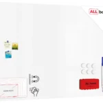 Lavagna magnetica cancellabile SLIMboard senza cornice 180x120 cm + GRATIS