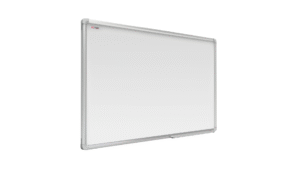 OUTLET Lavagna magnetica bianca smaltata (cornice in alluminio anodizzato EXPO) 150x120 cm