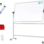 Lavagna mobile TM IDEA® bifacciale girevole magnetica e cancellabile 170x100 cm - serie FLEX