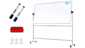 Lavagna mobile TM IDEA® bifacciale girevole magnetica e cancellabile 200x100 cm - serie FLEX