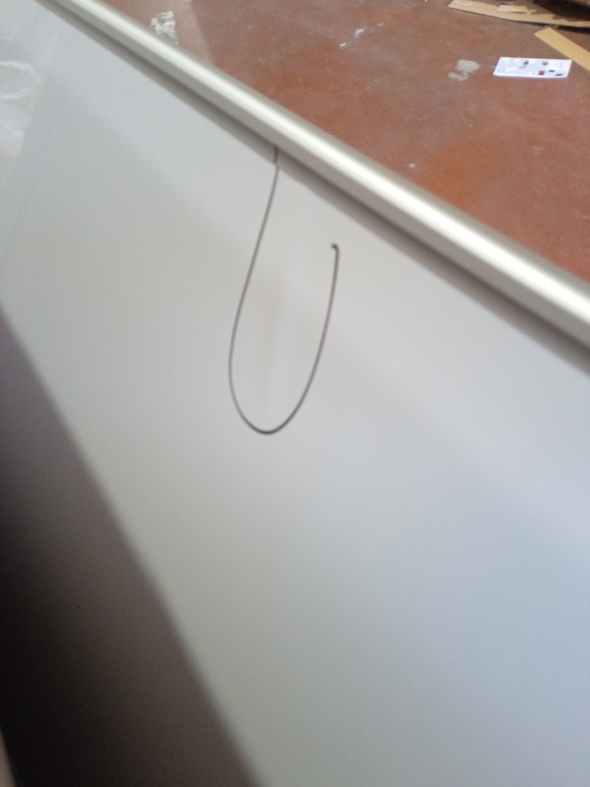 OUTLET Lavagna magnetica bianca cancellabile a secco (cornice in alluminio EXPO) 200x100cm - immagine 5