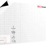 Foglio magnetico cancellabile a secco - QUADRETTI 145x95cm
