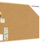 Lavagna in sughero 120x80cm con cornice in legno + GRATIS